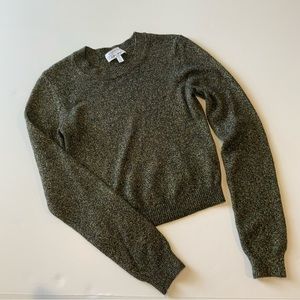 & Other Stories black and gold extra small sweater